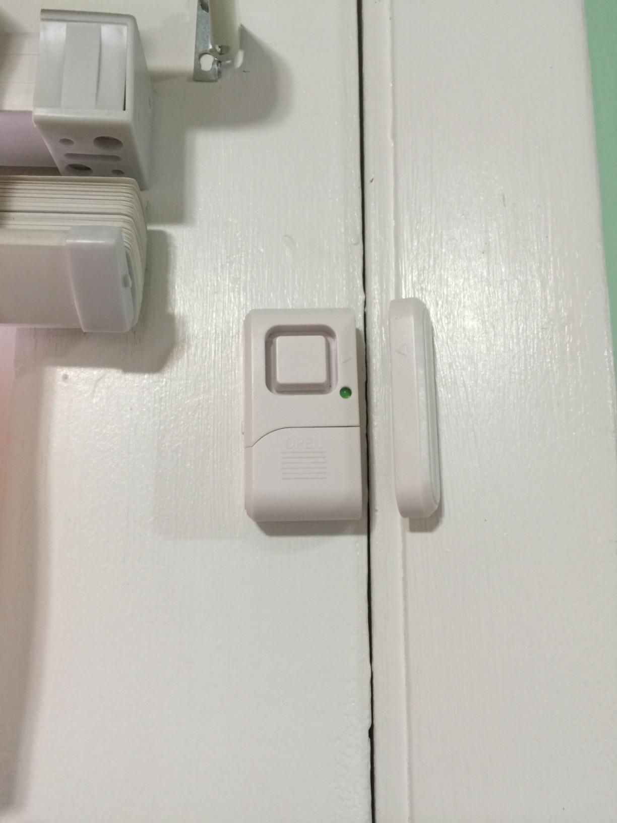 GE Personal Security Window and Door Alarm, 2 Pack, DIY Protection, Burglar Alert, Wireless Chime/Alarm, Easy Installation, Home Security, Ideal for Home, Garage, Apartment and More, White, 45115 customer photo 2