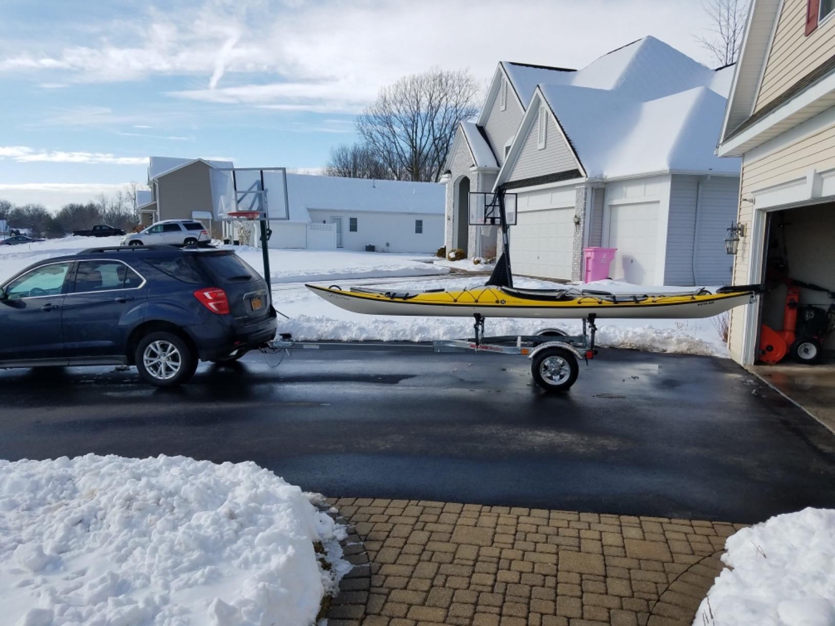 Malone MicroSport 2-Boat MegaWing Kayak Trailer Package customer photo 2