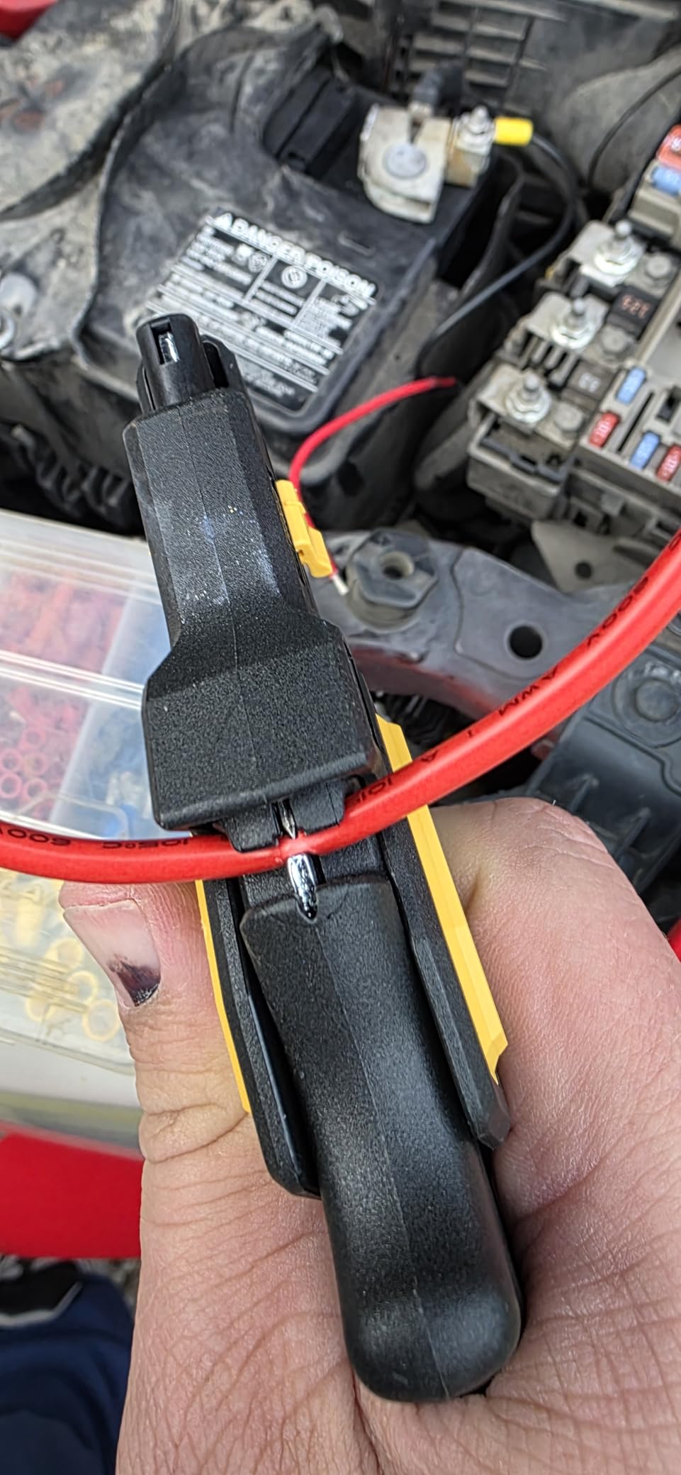 Jokari 20050 Ergonomic Super 4 Plus Automatic Wire Stripper for Wires from 0.2mm-6mm, 16.5cm L x 14cm W x 2.7cm H customer photo 2