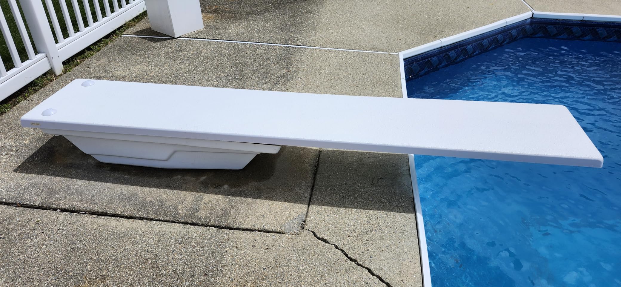 S.R. Smith 66-209-598S2 Frontier III Replacement Diving Board, 8-Feet, Radiant White customer photo 1