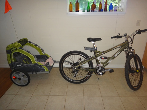 Instep Sync Single Seat Bike Child Trailer, Max Weight 40 lbs. customer photo 1