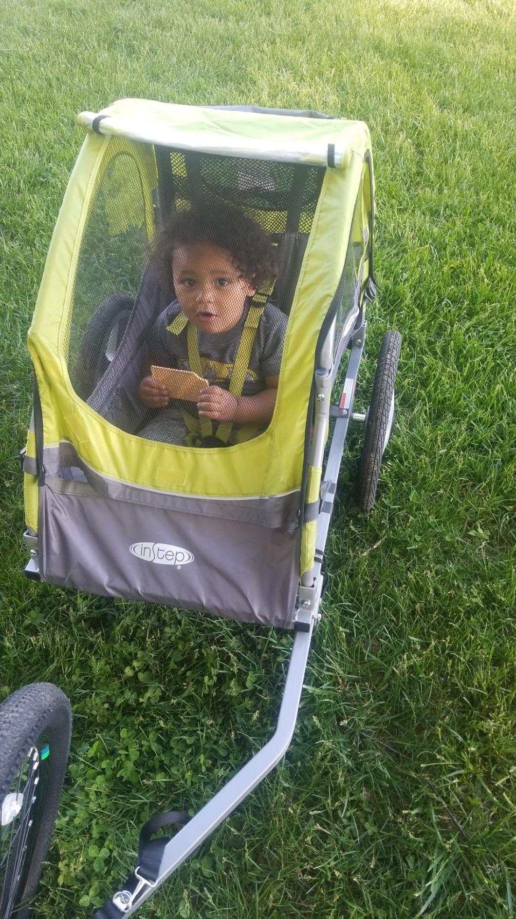 Instep Sync Single Seat Bike Child Trailer, Max Weight 40 lbs. customer photo 2