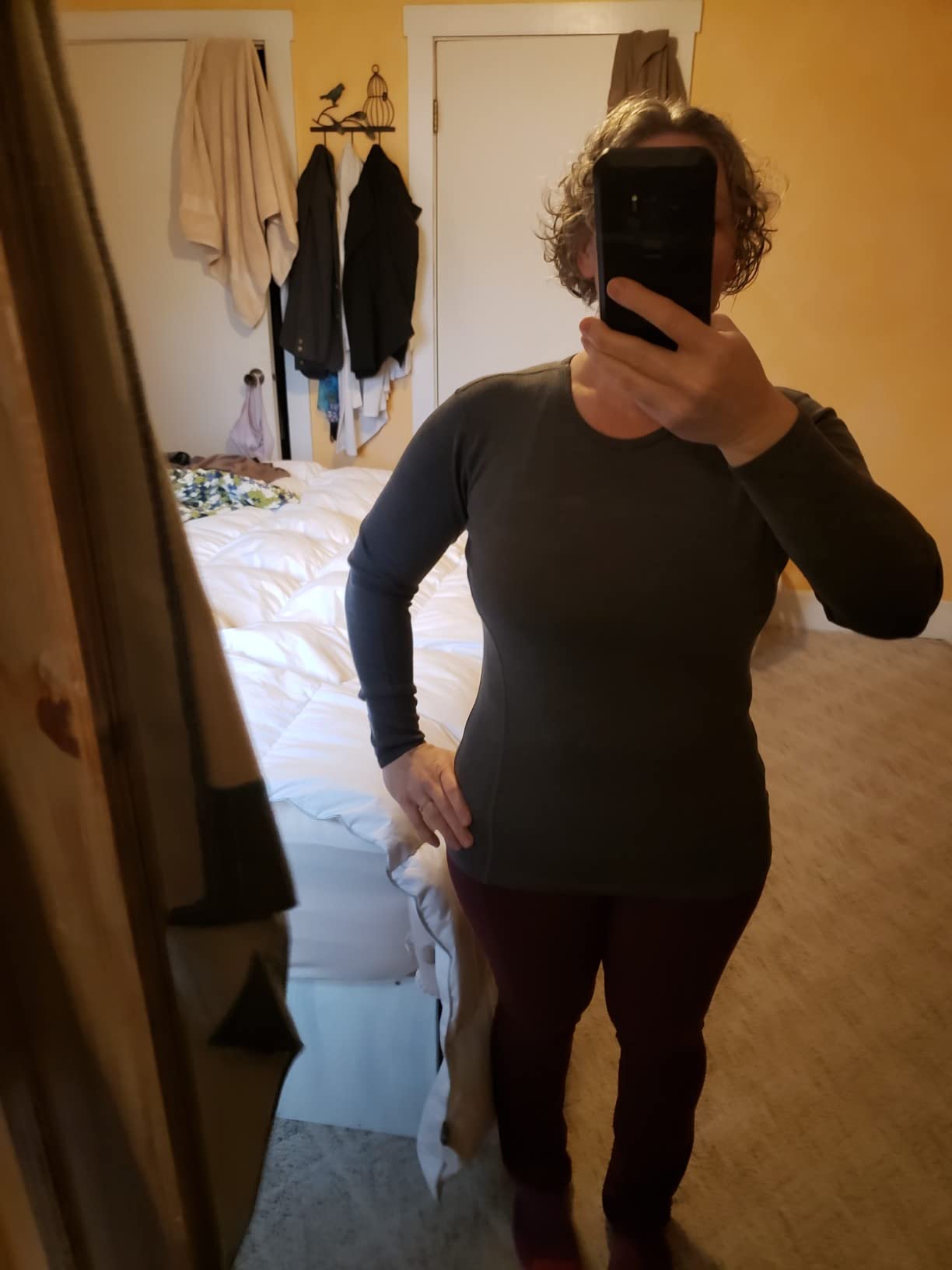100% Merino Wool - Women's Midweight Base Layer - Long Sleeve Crew customer photo 1
