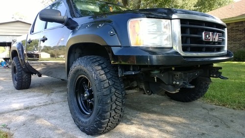 Bushwacker 40940-02 Boss Pocket Style Fender Flares 4pc. Set fits 2007-2013 GMC Sierra (5.8' Truck Bed) customer photo 1