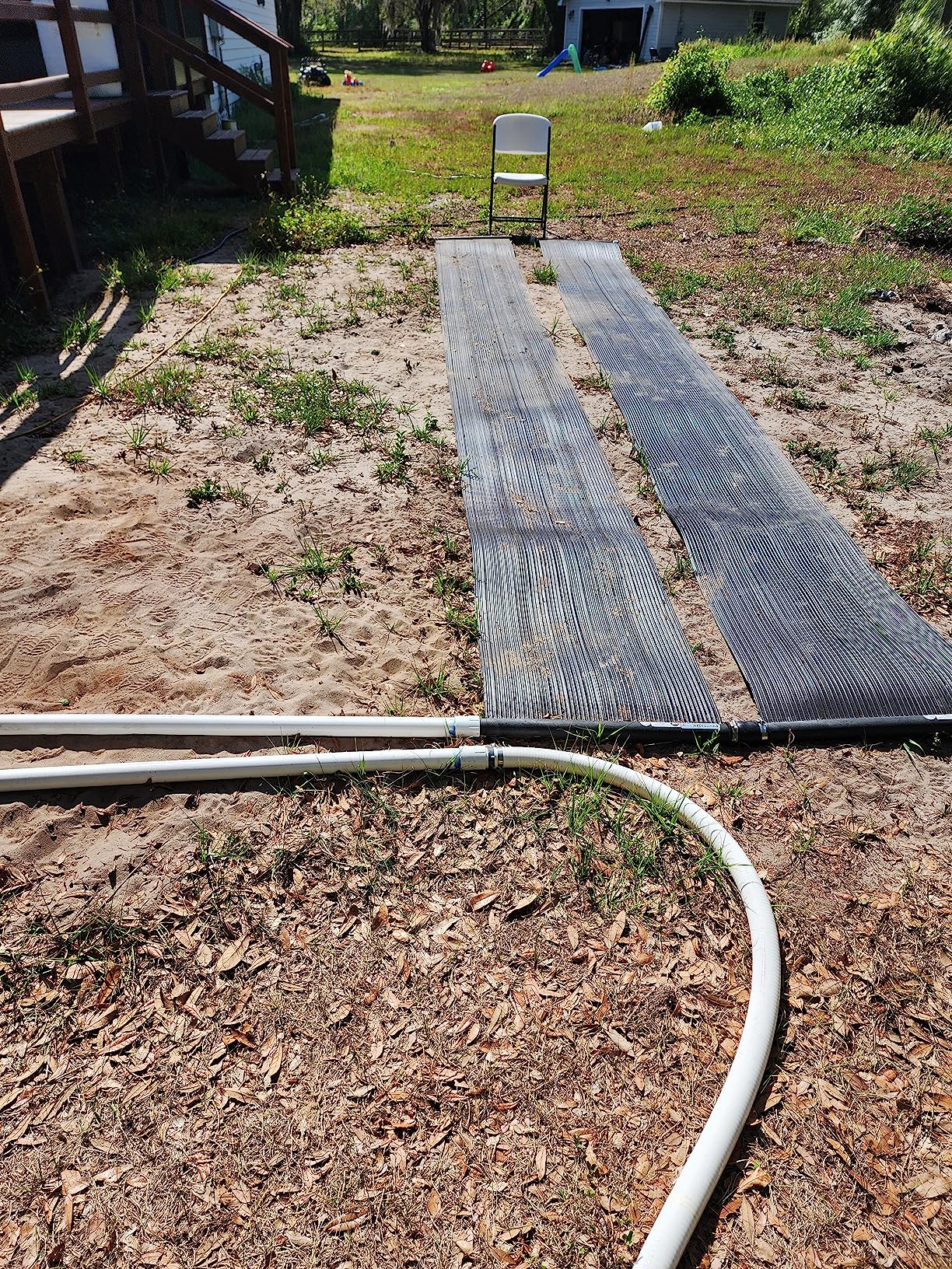 Aboveground Pool Heating System, Includes Two 2' x 20' Panels (80 sq. ft.) - Solar Heater Made of Durable Polypropylene, Raises Temperature Up to 15F - S421P, Black customer photo 1