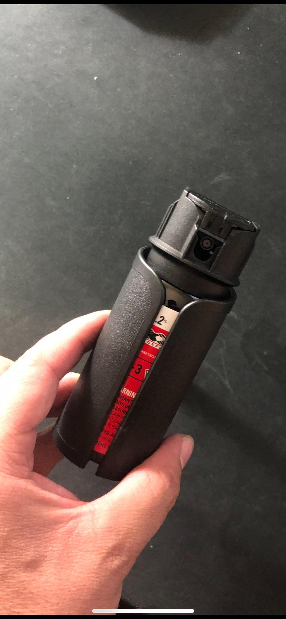 Defense Technology First Defense OC Stream MK-3 .2% Solution White Band Pepper Spray (1.47-Ounce) customer photo 1