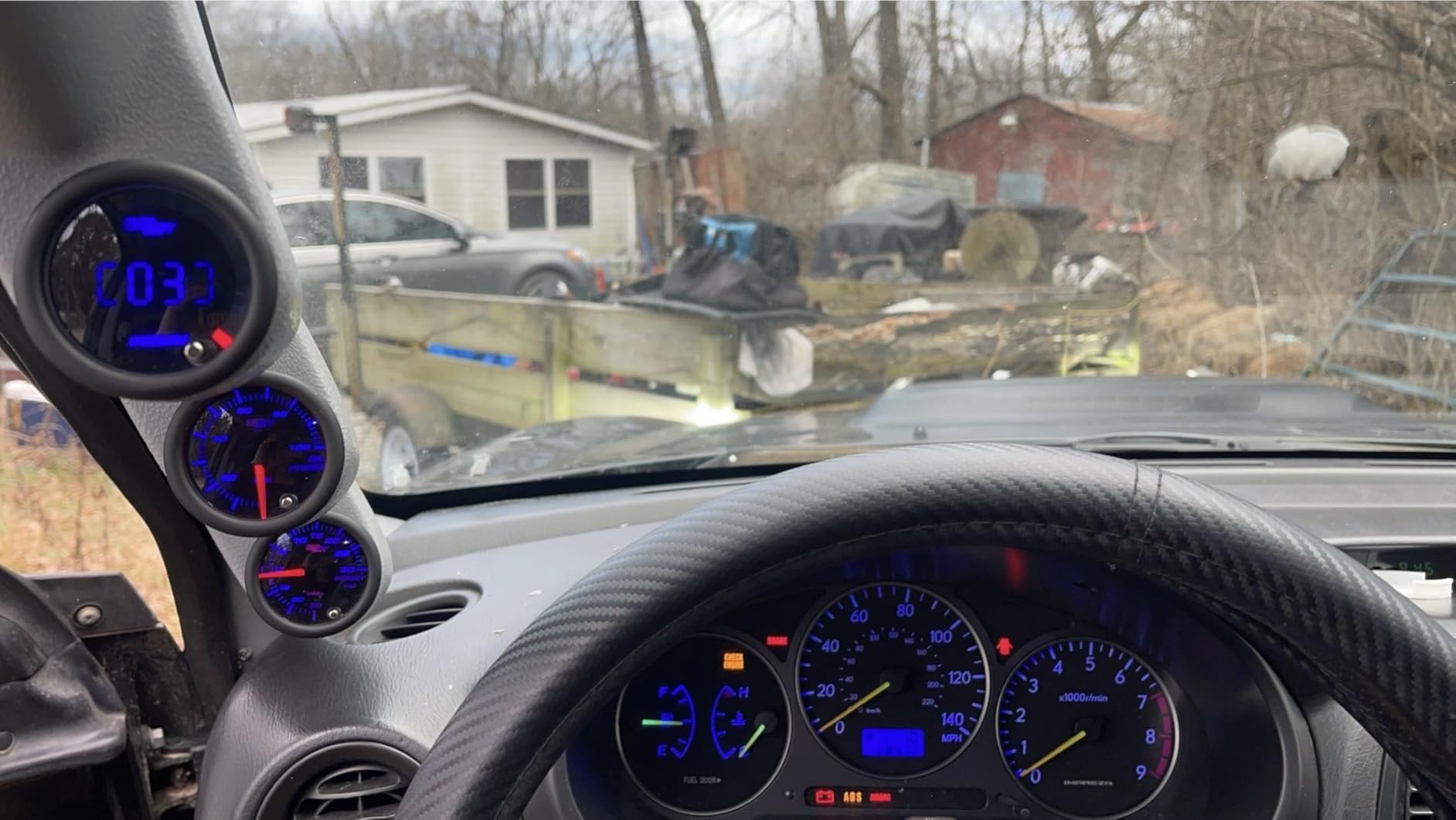 GlowShift Tinted 7 Color Digital Wideband Air/Fuel Ratio AFR Gauge Kit with Data Logging Output customer photo 2