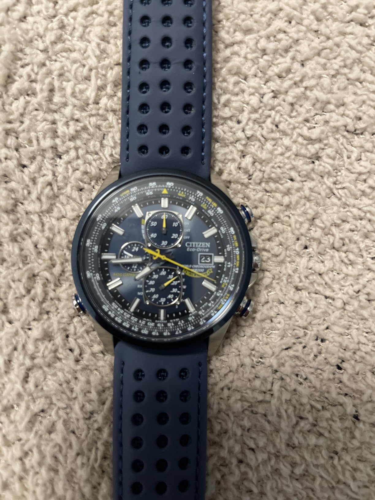 Citizen Men's Eco-Drive Sport Luxury World Chronograph Atomic Time Keeping Watch customer photo 2
