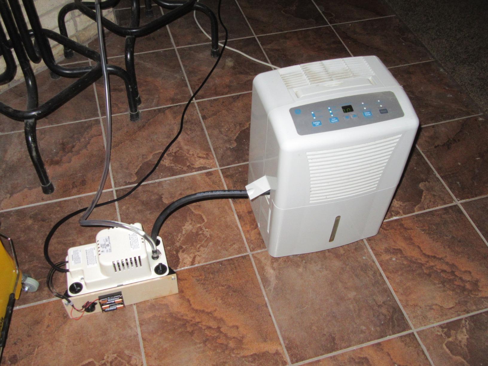 Little Giant VCMA-15ULST 115 Volt, 65 GPH, 1/50 HP Automatic Condensate Removal Pump for HVAC/Refrigeration Systems/Dehumidifiers with Overflow Detection Switch and 20-Foot Tubing, 554415 customer photo 1