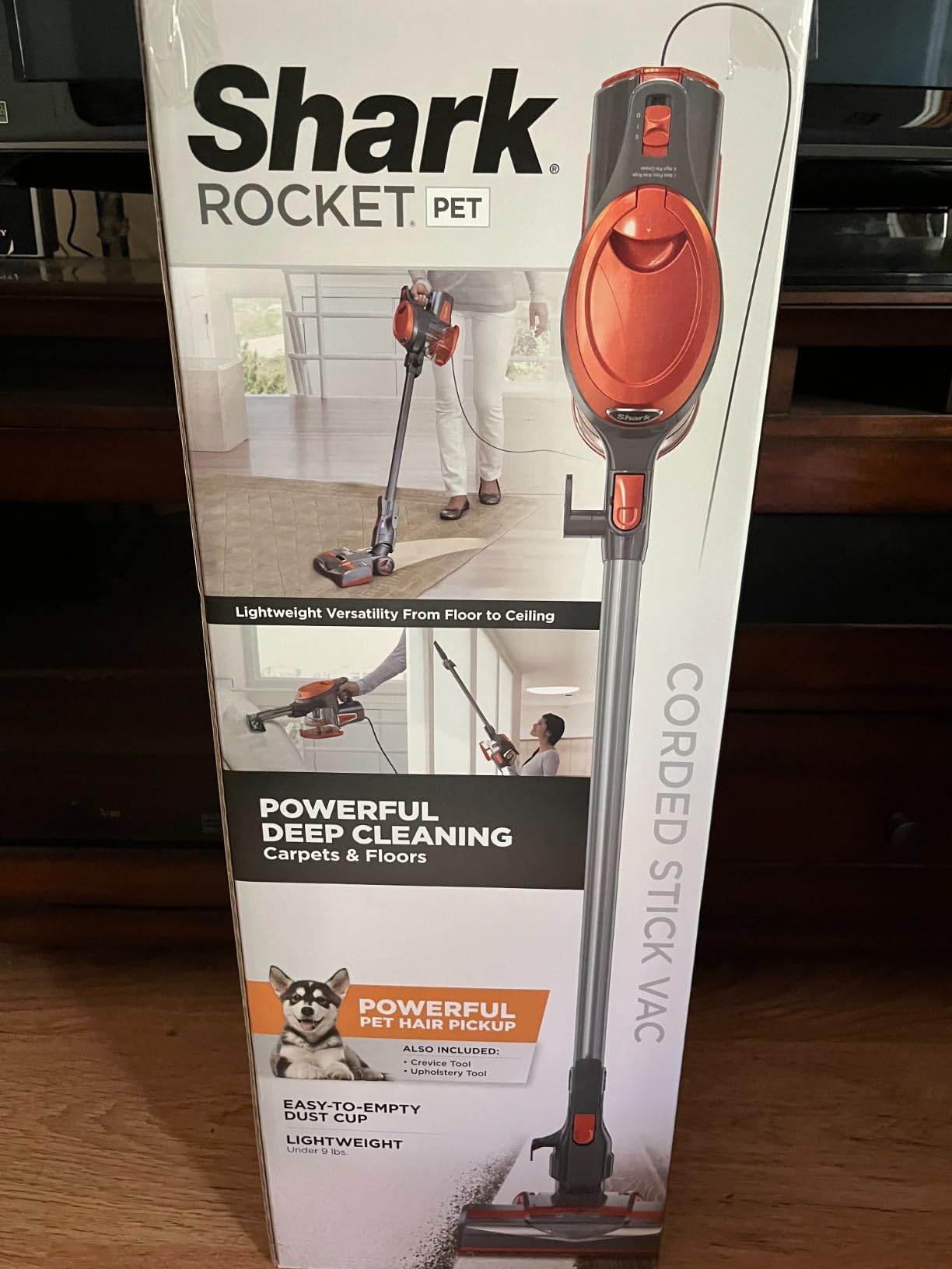 Shark Rocket Ultra-Light Corded Stick Vacuum (HV301) - Carpet, Rugs & Hard Floors, Pet Hair, Swivel Steering, 2 Attachments customer photo 1