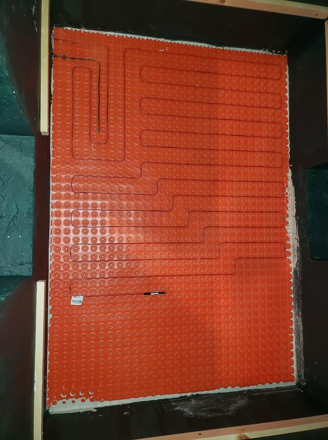 50 sqft Heatwave Electric Floor Heating Kit with Thermostat | Heated floor system for bathrooms & kitchens | Programmable GFCI thermostat with sensor | 110/120 volts & 600 watts customer photo 2