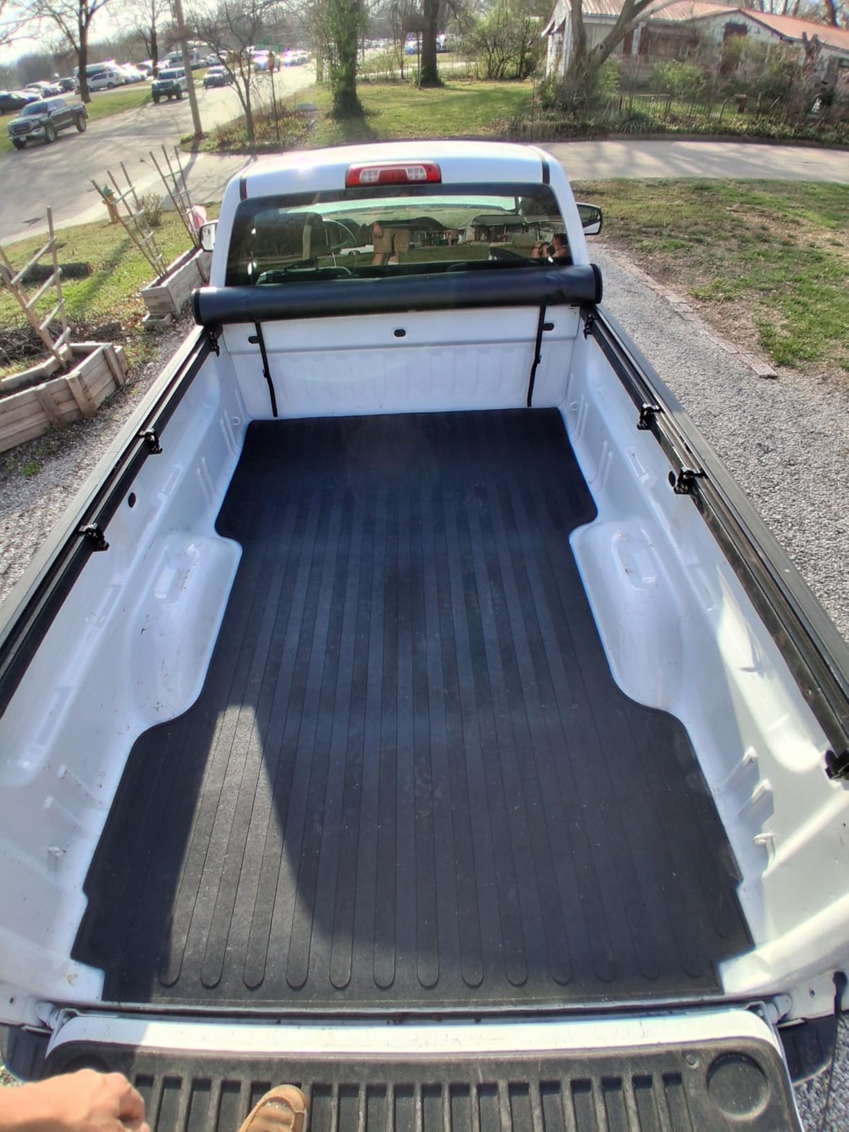 Westin 50-6165 Truck Bed Mat fits 2007-2019 Silverado Sierra 1500 2500 3500 8ft Bed (Exc Classic) Black Rubber customer photo 1