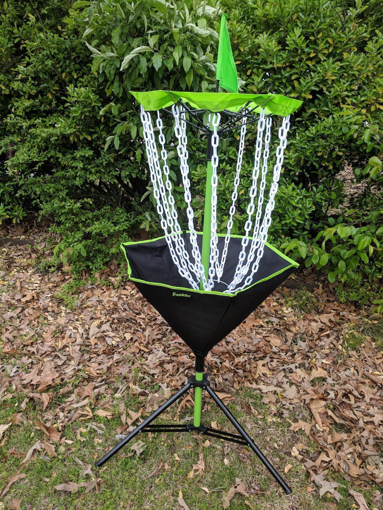 Franklin Sports Disc Golf Baskets - Portable Disc Golf Target with Chains Included customer photo 2