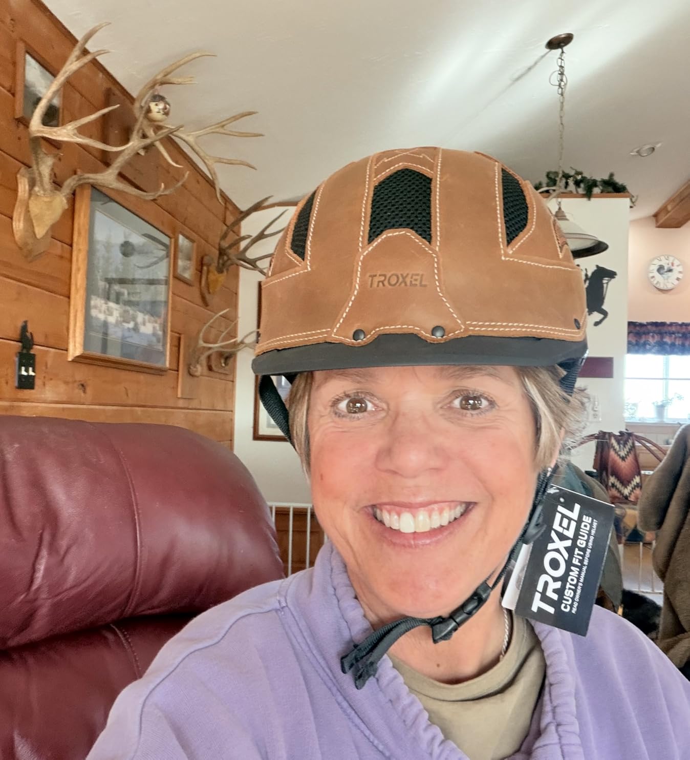 Troxel Cheyenne Rugged Horse Riding Helmet, Low-Profile, Self-Adjustable Design, Safety Horseback Riding Gear customer photo 2