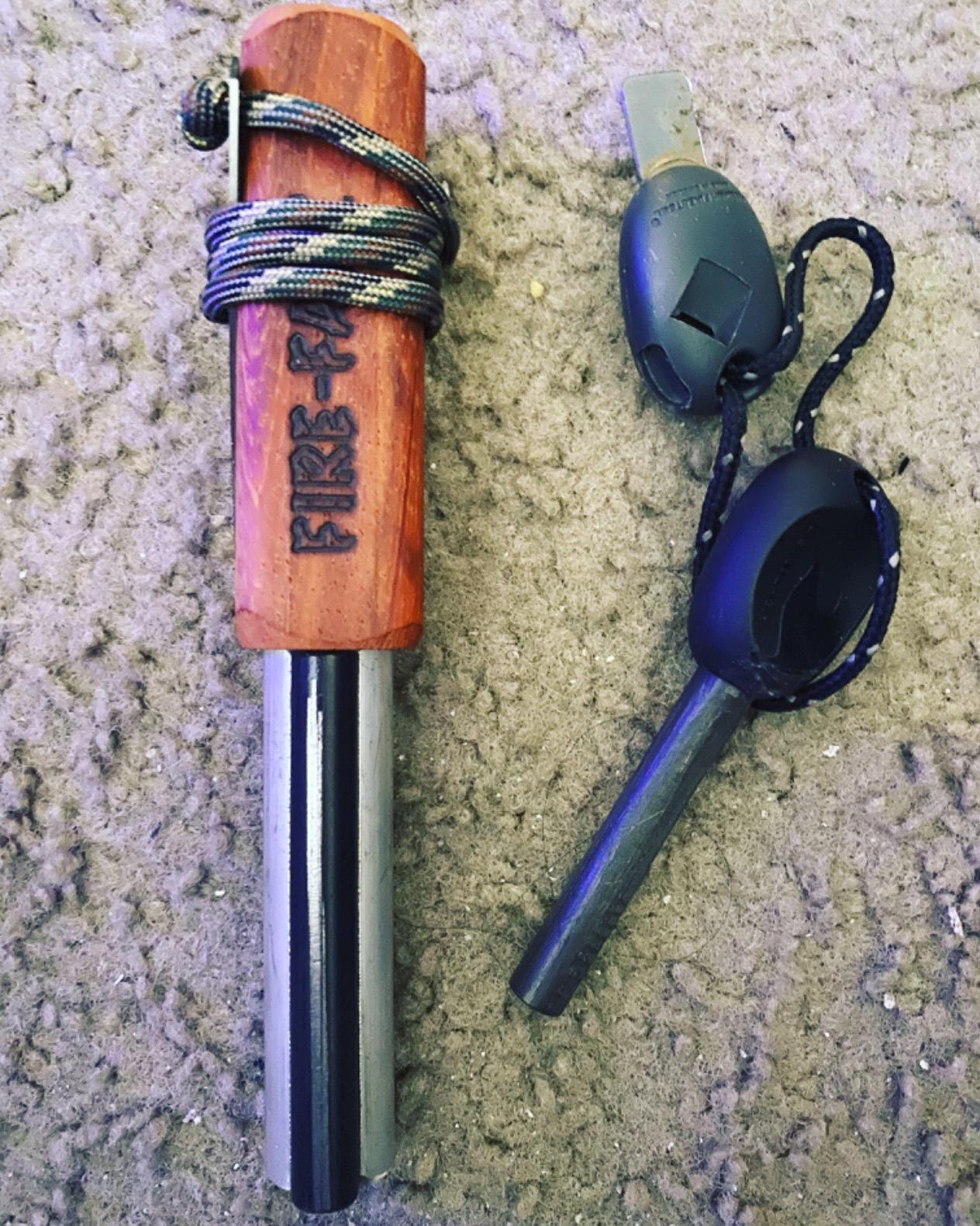 Fire-Fast Trekker. Best Emergency Waterproof Survival Fire Starter. Magnesium and Euro Fire Steel Ferro Rod. Compact Durable Tool for Bushcraft, Camping, Backpacking, Hiking, Hunting, or Bug Out Bag customer photo 2
