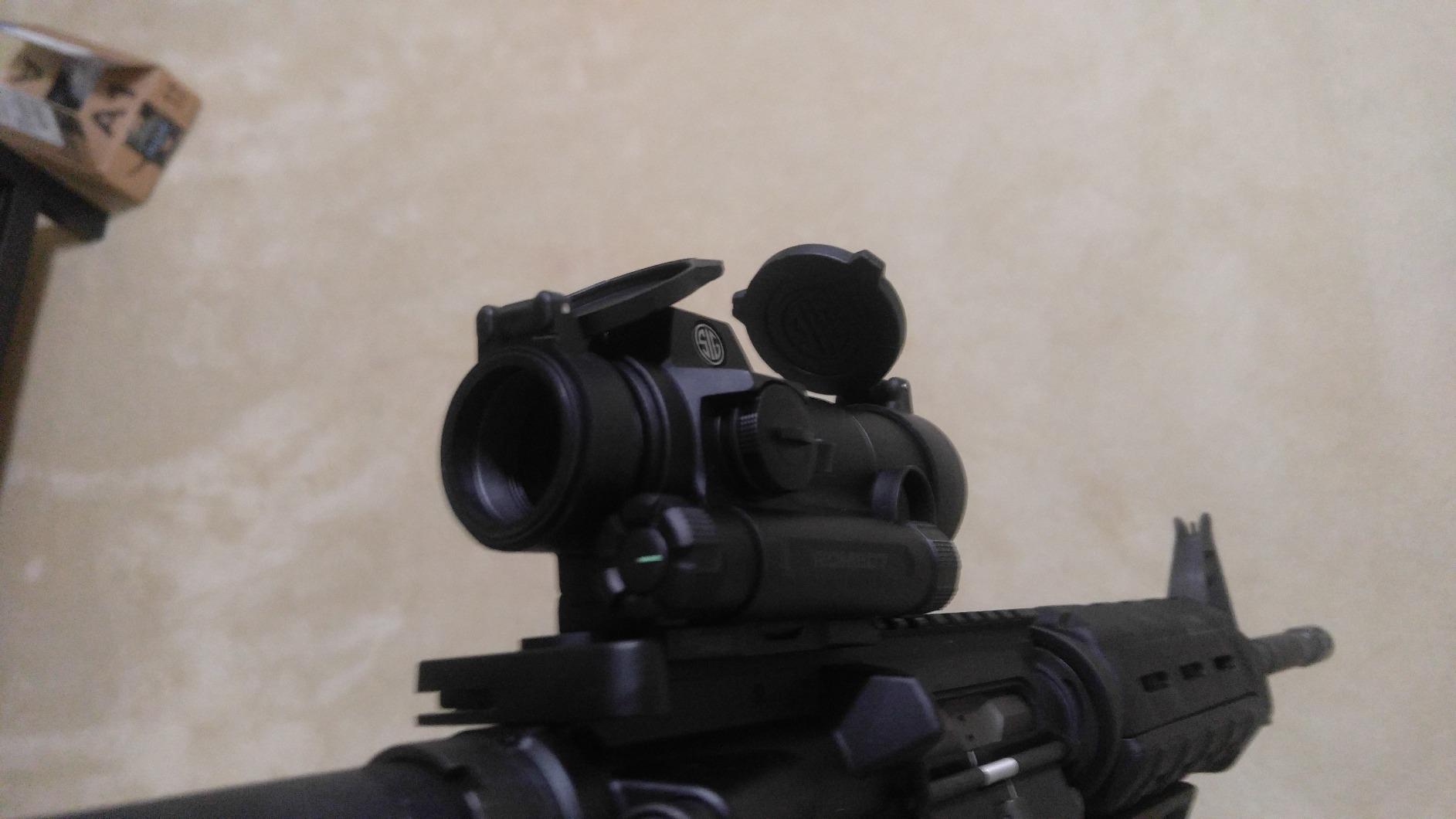 Sig Sauer ROMEO7 1x30mm Durable Aluminum Waterproof Fogproof Closed Full Size 2 MOA Red Dot Sight customer photo 1