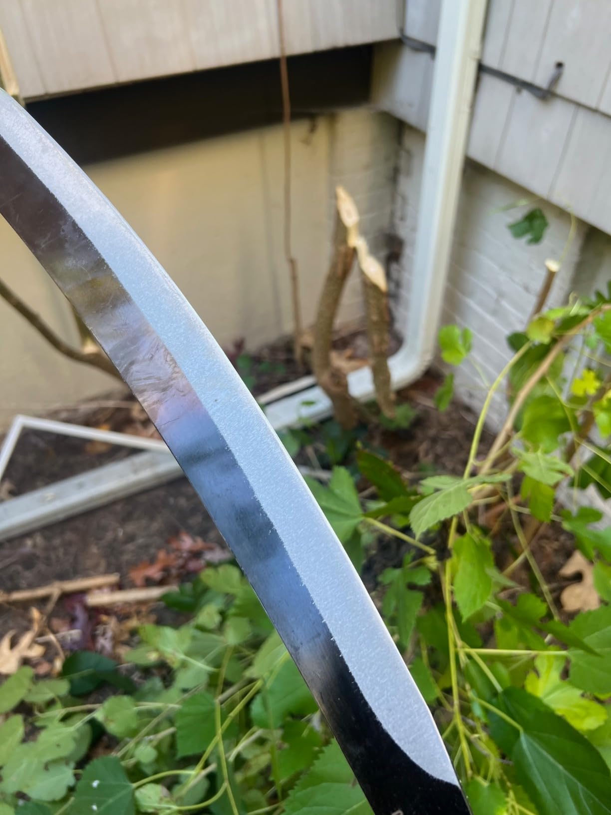 Condor Tool & Knife Duku Machete | Heavy Duty Machete Knife with Hand Crafted Welted Leather Sheath | 1075 High Carbon Steel Tactical Machete with Walnut Handle | 4.5mm Thick | 16in Blade | 30.6oz customer photo 1