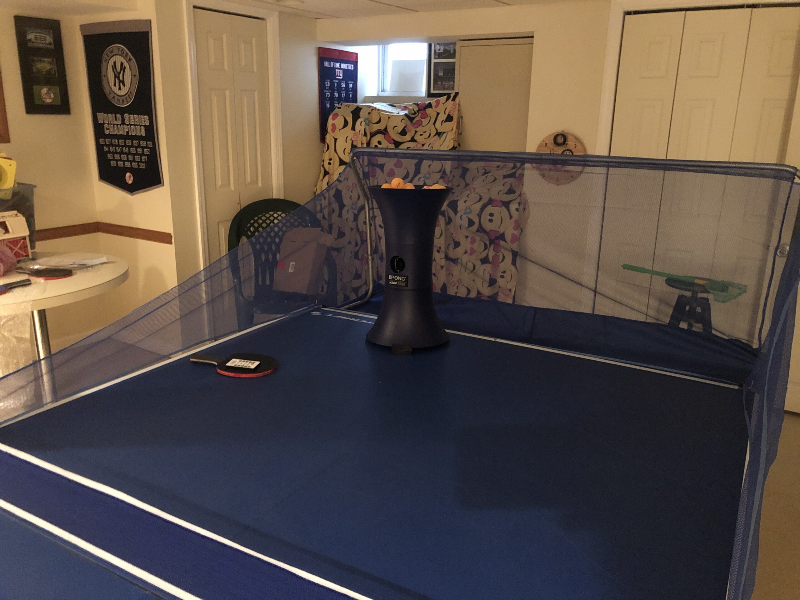 iPong V300 Table Tennis Training Robot - Serves 40mm Regulation Ping Pong Balls Automatically - Play Solo w/o Playback Mode on your Ping Pong Table - Various Models Available, Size 19, Blue customer photo 1