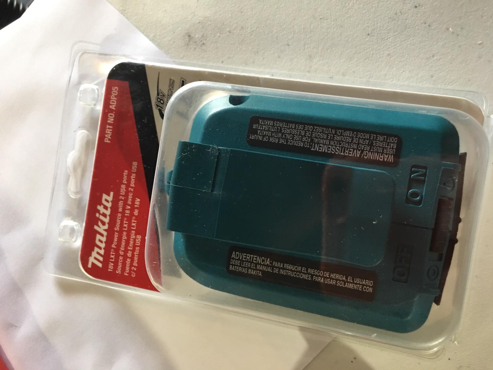 Makita ADP05 18V LXT Lithium-Ion Cordless Power Source, Power Source Only customer photo 2