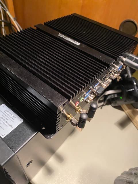 KINGDEL Industrial PC, Fanless Mini Desktop Computer with Celeron Dual Core CPU, 8GB RAM, 128GB SSD, 2xNICs, 4xCOM RS232, HD Port, Full Metal Body customer photo 1