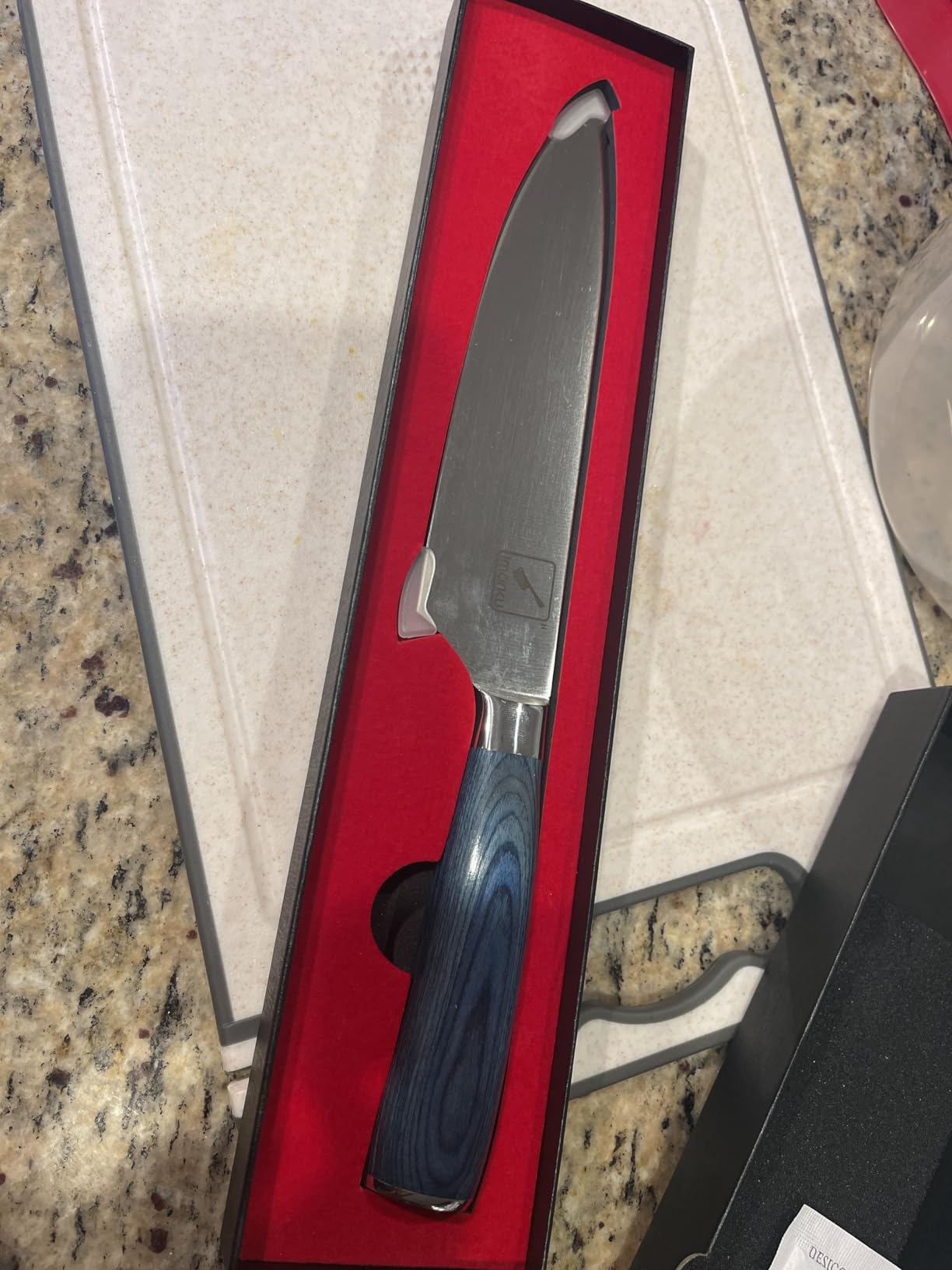imarku Japanese Chef Knife - Sharp Kitchen Knife 8 Inch Chef's Knives HC Steel Paring Knife, Unique Gifts for Men and Women, Gifts for Mom or Dad, Kitchen Gadgets with Gift Box, Fathers Gifts customer photo 2