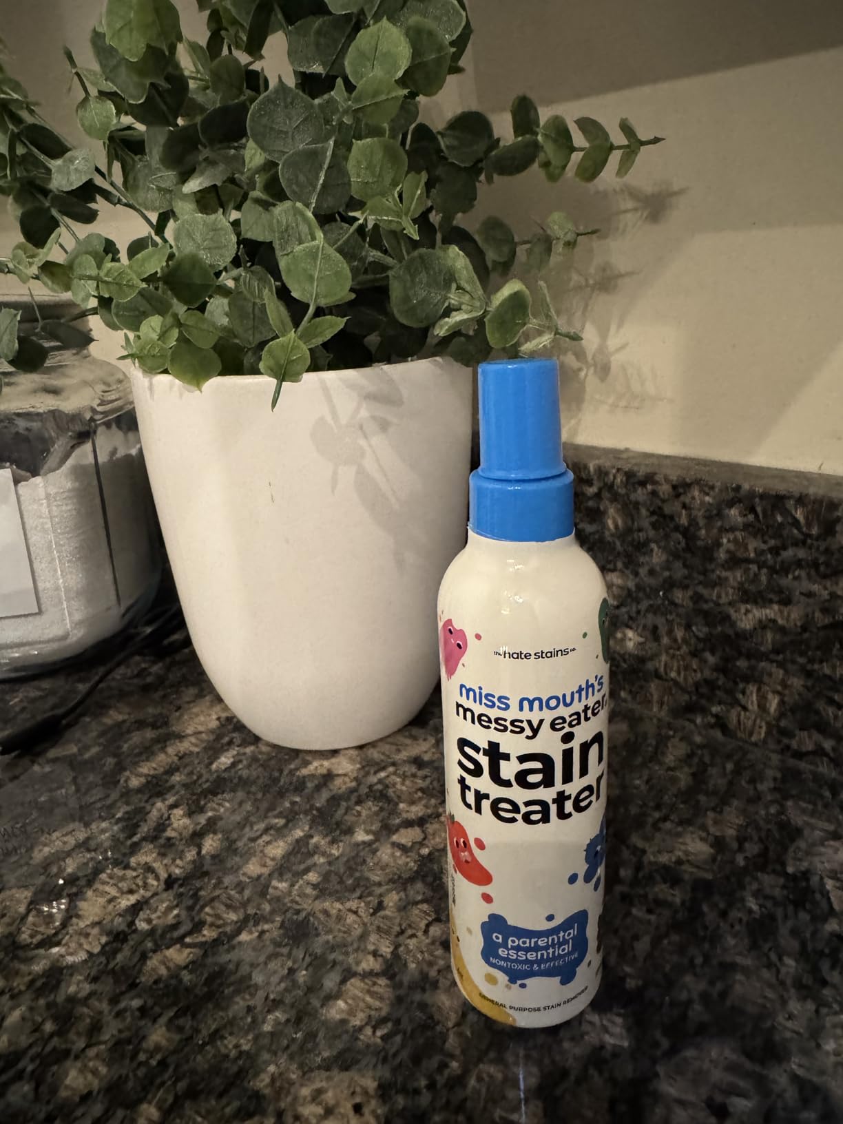 Miss Mouth's Messy Eater Stain Treater Spray - 4oz Stain Remover - Newborn & Baby Essentials - No Dry Cleaning Food, Grease, Coffee Off Laundry, Underwear, Fabric customer photo 1
