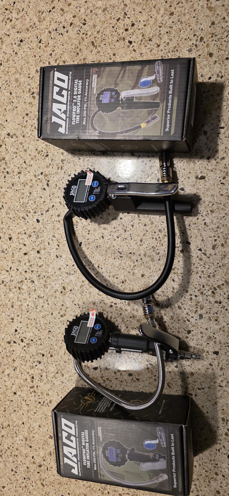 JACO FlowPro Digital Tire Inflator with Pressure Gauge - 200 PSI customer photo 2