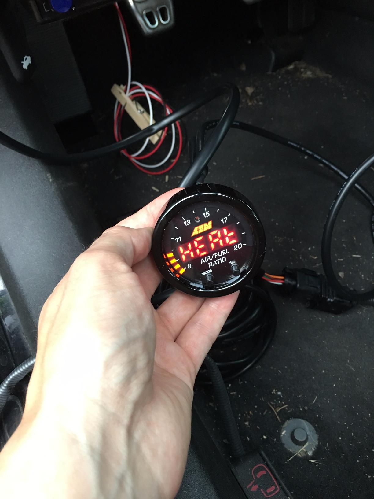 AEM X-Series Wideband UEGO AFR Sensor Controller Gauge with OBDII Connectivity customer photo 1