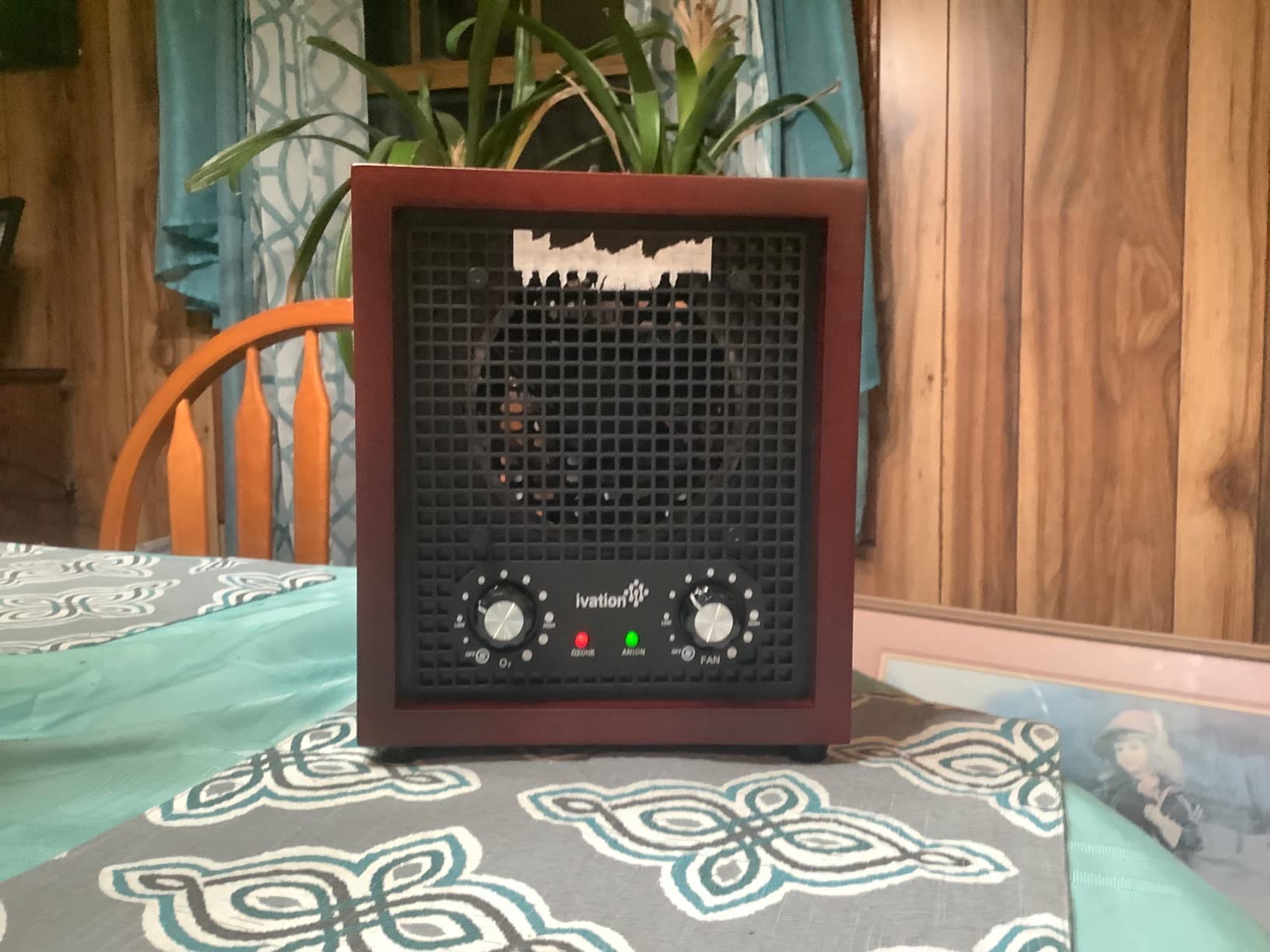 Ivation Ozone Generator Air Purifier, Ionizer & Deodorizer -Purifies Up to 3,500 Sq/Ft -Great for Dust, Pollen, Pets, Smoke & More Cherry customer photo 2