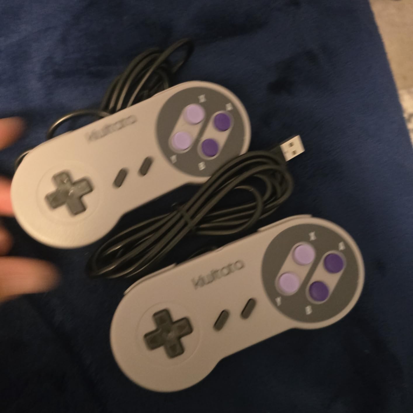KIWITATA 2X Classic SNES USB Controller for PC Gamings, Retro SNES Wired USB Game Emulator Controller for Windows XP 7 8 11 Mac Raspberry Pi customer photo 1