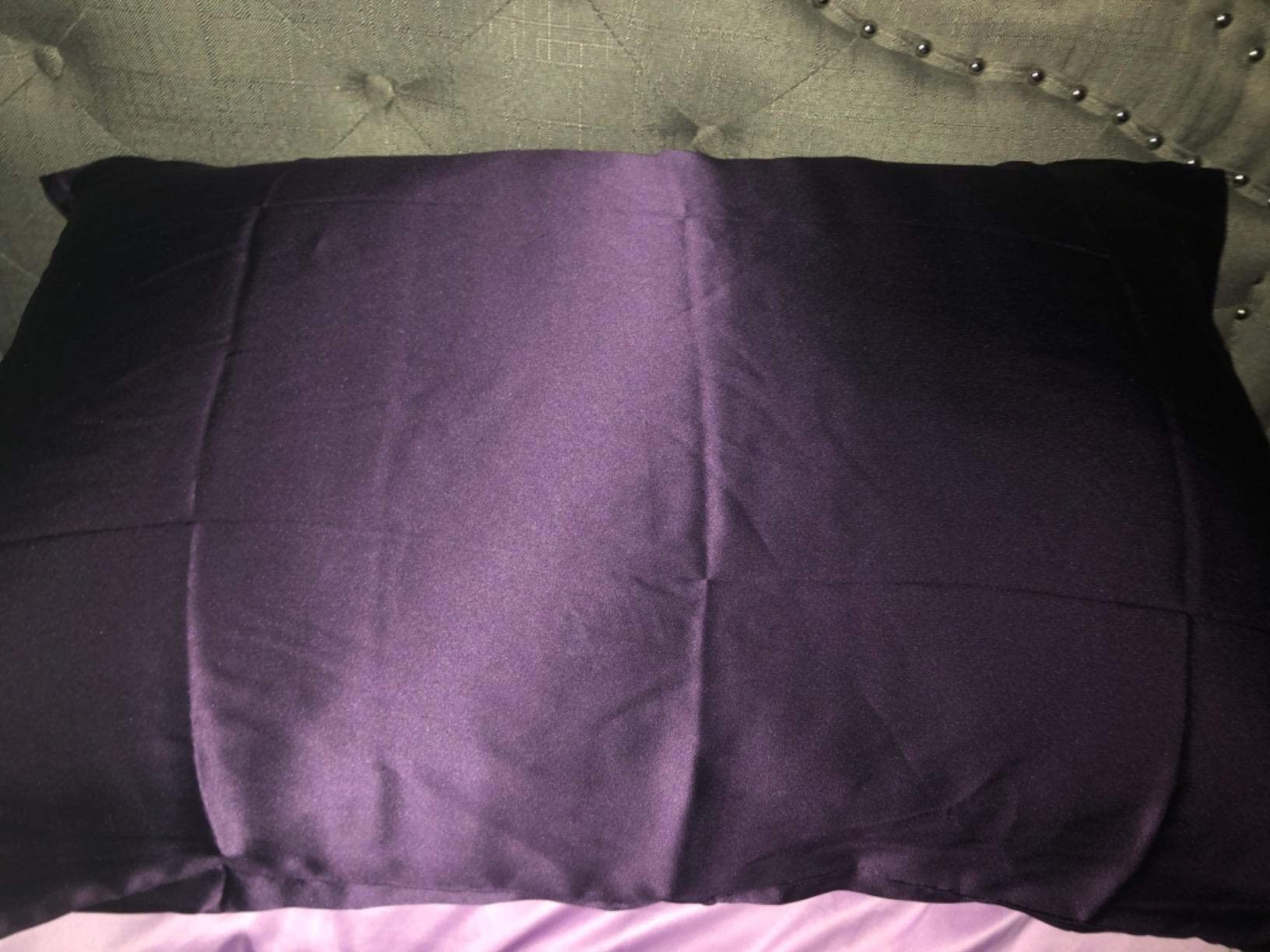 ZIMASILK 100% Pure Mulberry Silk Pillow Cases for Hair and Skin, Soft, Hypoallergenic & Smooth, Both Sides Grade 6A Silk, with Hidden Zipper, Gift for Women Men, 1pc (Queen 20''x30'', Taupe) customer photo 2