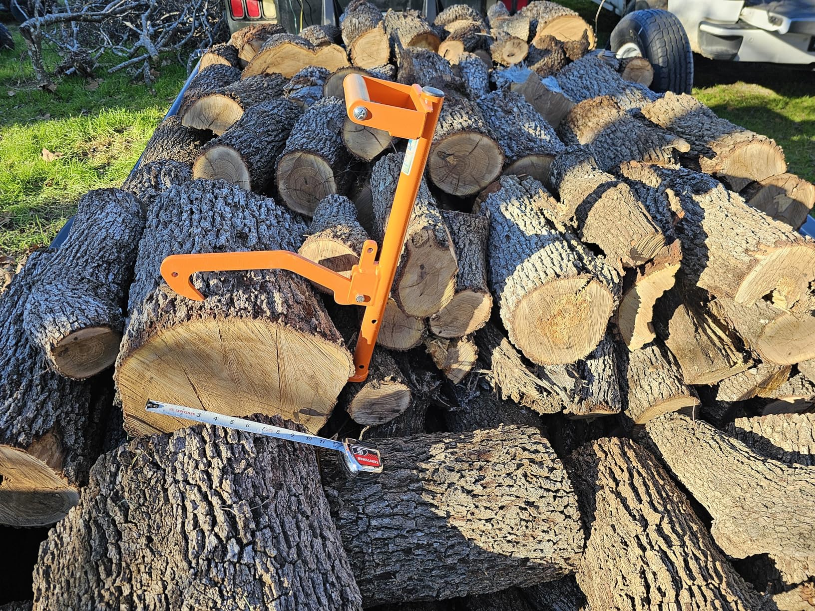 LogOX 3-in-1 Forestry Multitool, Firewood Harvesting Hand Tools, Reduce Back Strain and Heating Costs, Log Hauler, Cant Hook, and Timberjack, All-in-One (Patented & Made in USA) customer photo 1