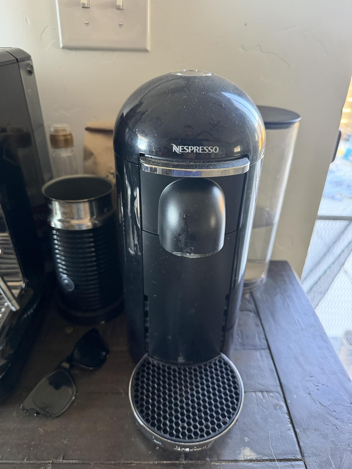 Nespresso Vertuo Plus Deluxe Coffee and Espresso Maker by Breville, Black customer photo 1