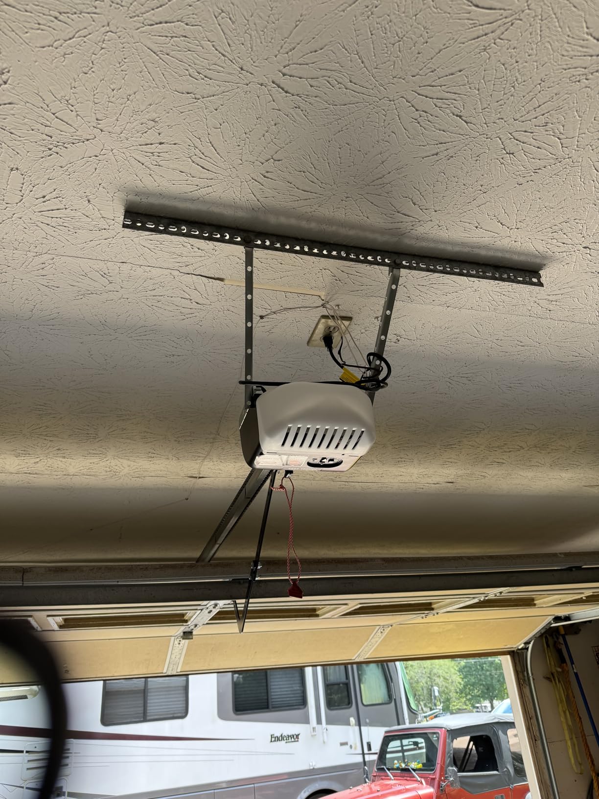Genie Chain Drive 500 Garage Door Opener - Model 1035 - Reliable Chain Drive Garage Opener, Black customer photo 2