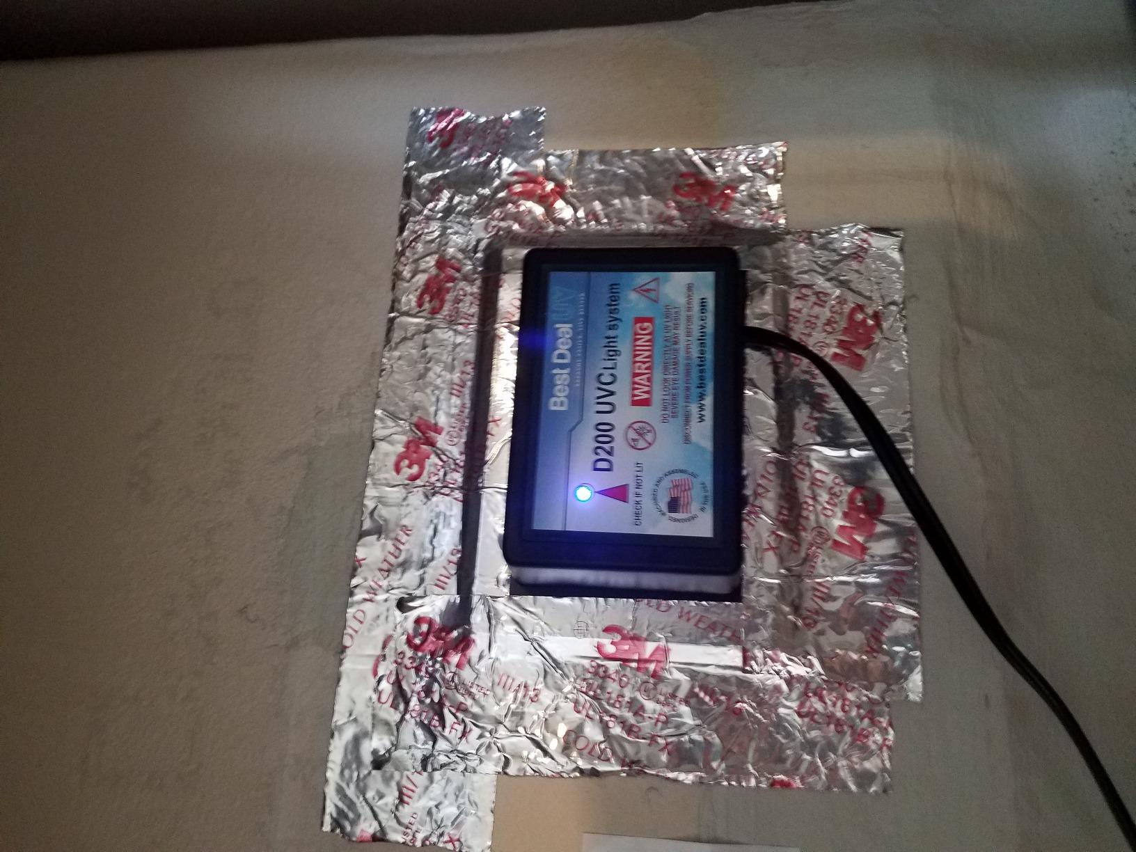 Air Purifier Whole House UV Light in Duct for HVAC AC (Air Conditioning) Duct Germicidal Filter + 2 replacement bulbs customer photo 1