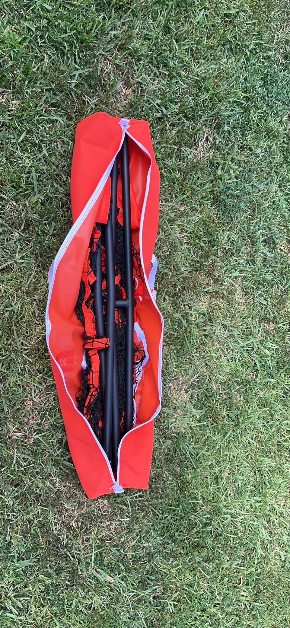 GoSports 7 ft x 7 ft Baseball & Softball Practice Hitting & Pitching Net with Bow Type Frame, Carry Bag and Strike Zone, Great for All Skill Levels customer photo 2
