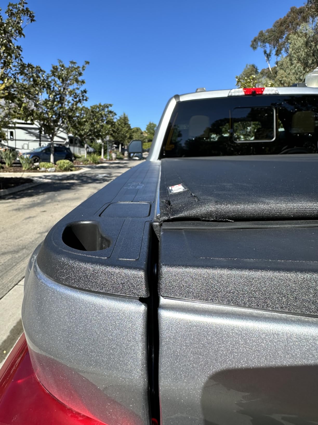 RealTruck TruXedo Pro X15 Soft Roll Up Truck Bed Tonneau Cover | 1479101 | Fits 2017-2024 Ford F-250/350/450 Super Duty 6' 10
