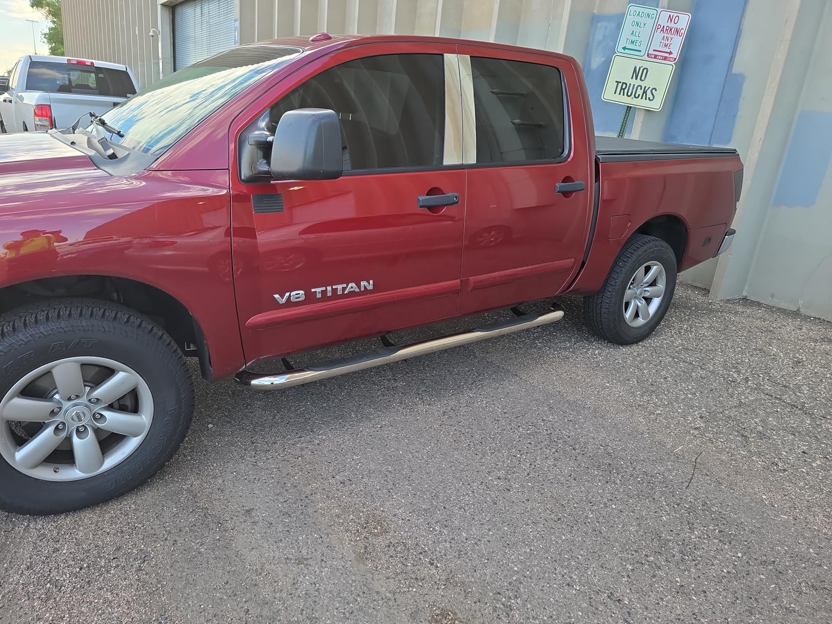 TAC Side Steps Fit 2004-2024 Nissan Titan Crew Cab / 2016-2024 Nissan Titan XD Crew Cab Truck Pickup 3