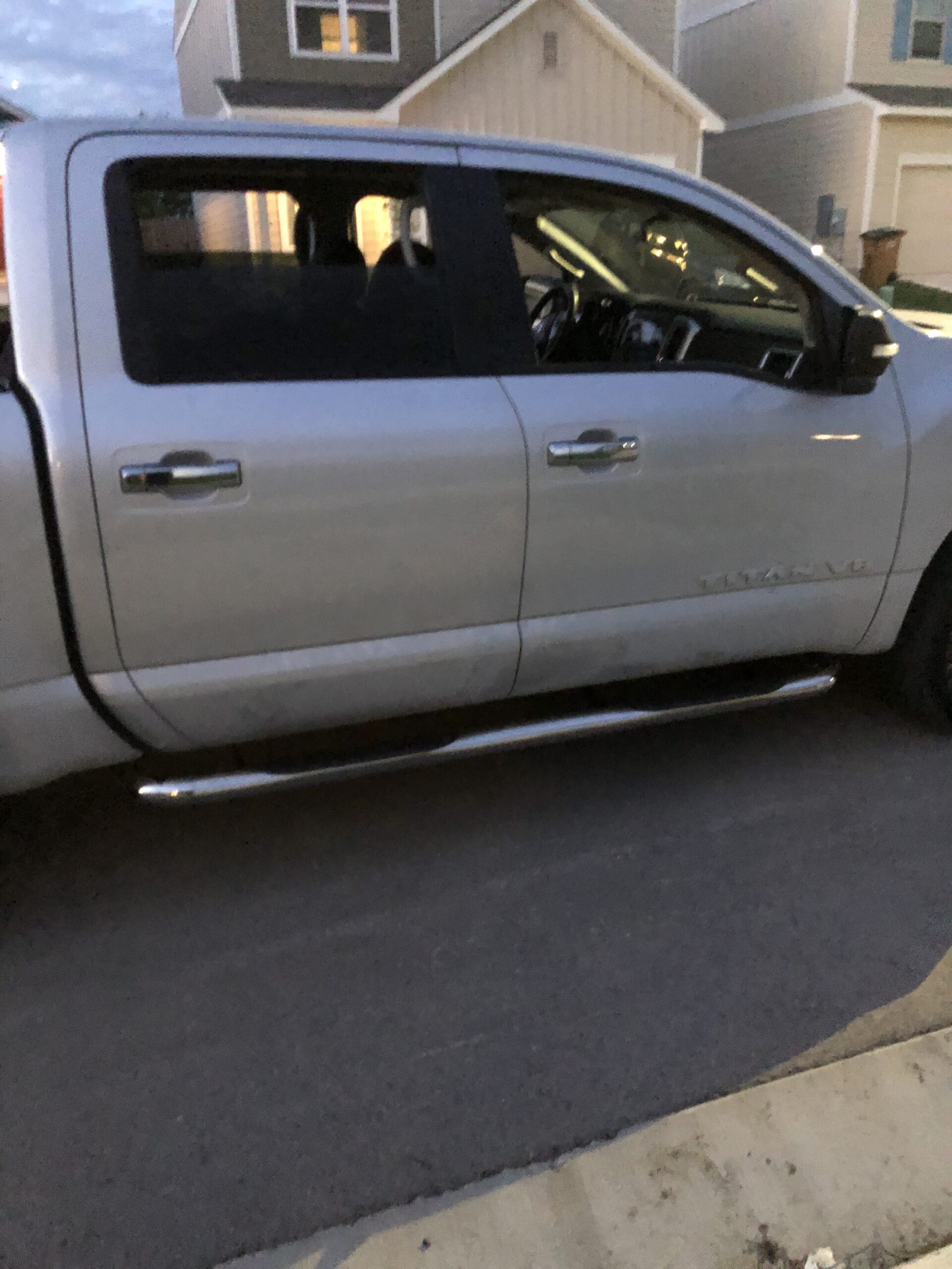 TAC Side Steps Fit 2004-2024 Nissan Titan Crew Cab / 2016-2024 Nissan Titan XD Crew Cab Truck Pickup 3