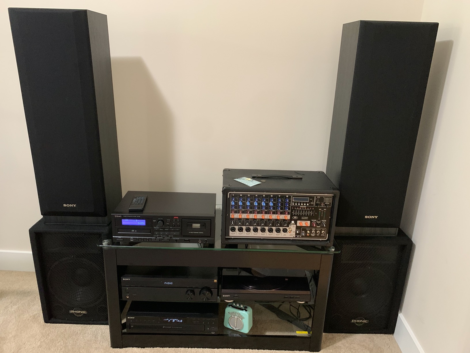 TEAC AD-850 Home Audio Cassette and CD Player with USB-Recorder and Karaoke Mic Input (AD850B) customer photo 2