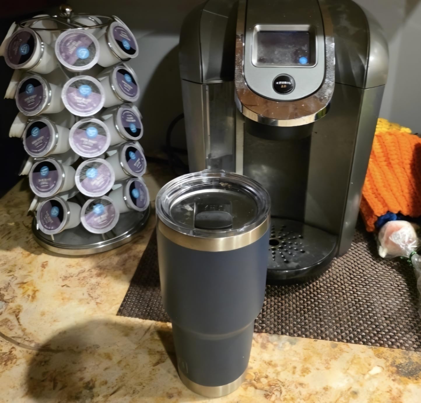 YETI Rambler 30 oz Stainless Steel Vacuum Insulated Tumbler w/ MagSlider Lid, Black customer photo 2