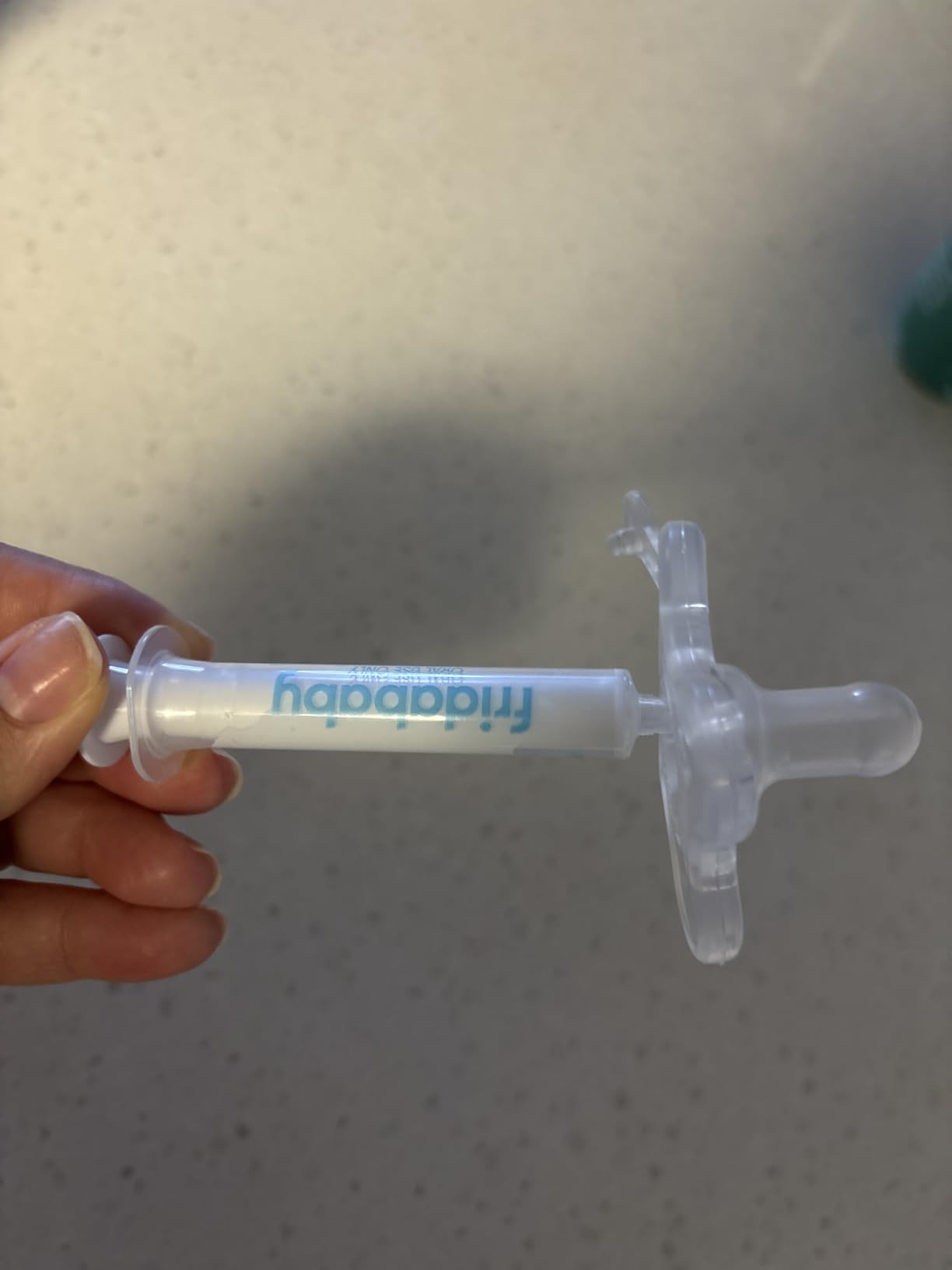 Frida Baby Medicine Pacifier Syringe, Accu-Dose Paci, Medi Frida Dispenser for Mess & Fuss Free Use, Made in USA customer photo 2