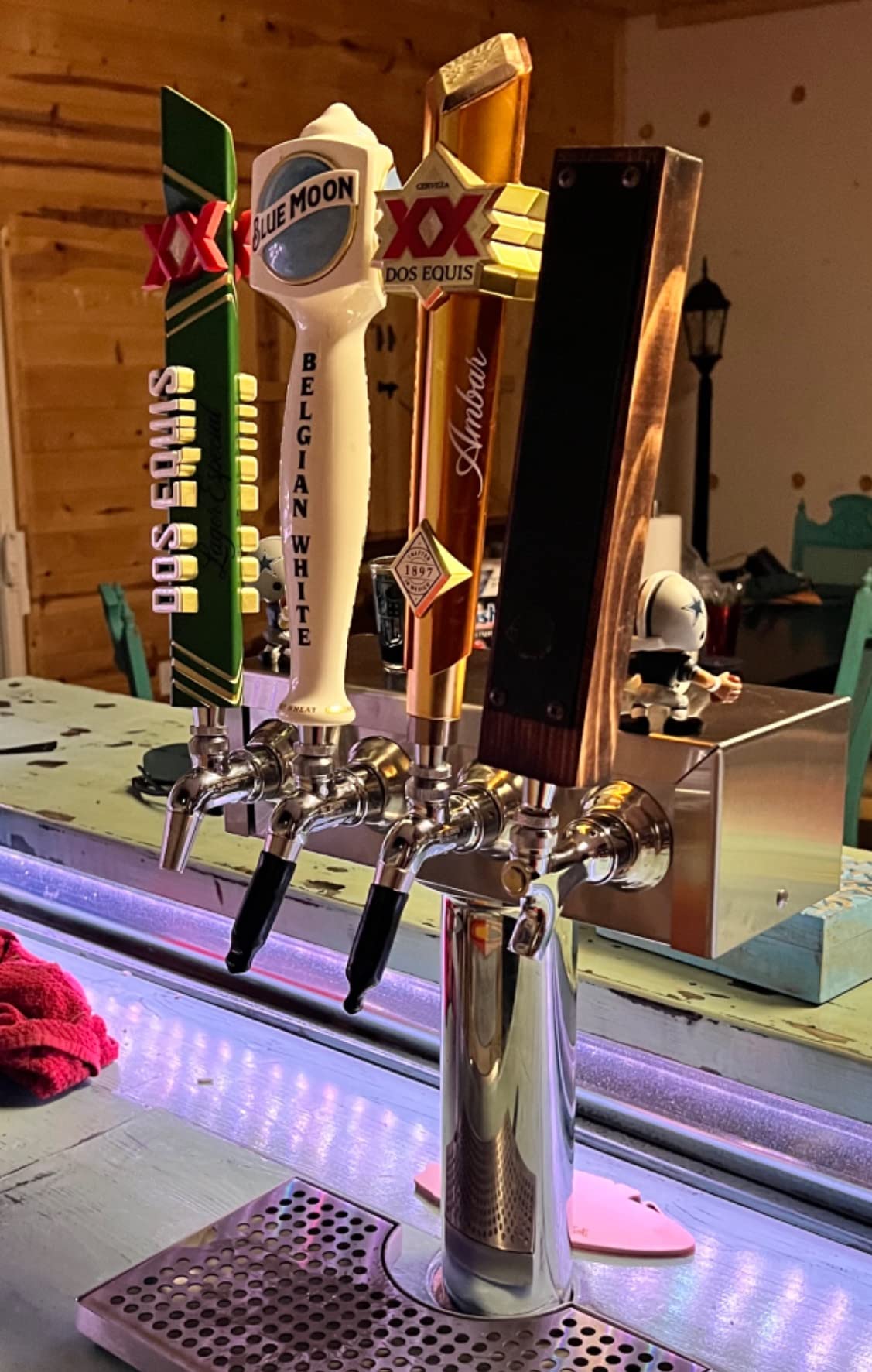 CTT4-186 4 Product Draft Beer Kegerator T Tower, Stainless Steel Body customer photo 2