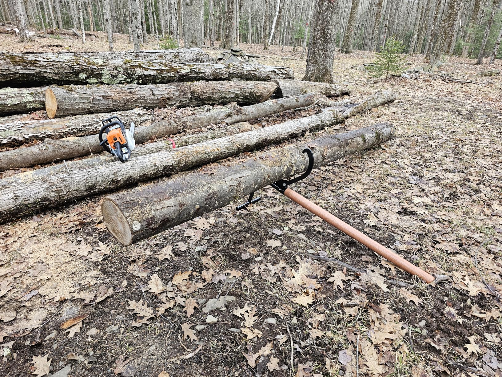 1942 Earth Worth | Timberjack | Log Lifter | Steel | 45 Inches Red customer photo 1
