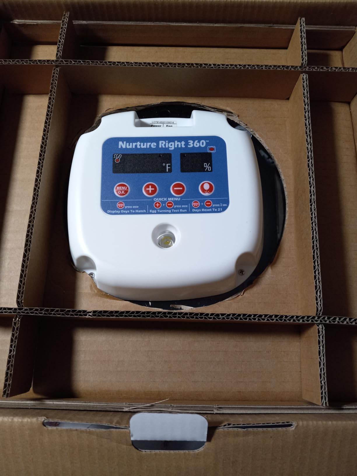 Harris Farms Nurture Right Egg Incubator for Hatching Chicks, Holds 12-22 Eggs, Automatic Turner with Temperature and Humidity Control, 360 Degree View with Clear Window, Incubator for Hatching Eggs customer photo 1