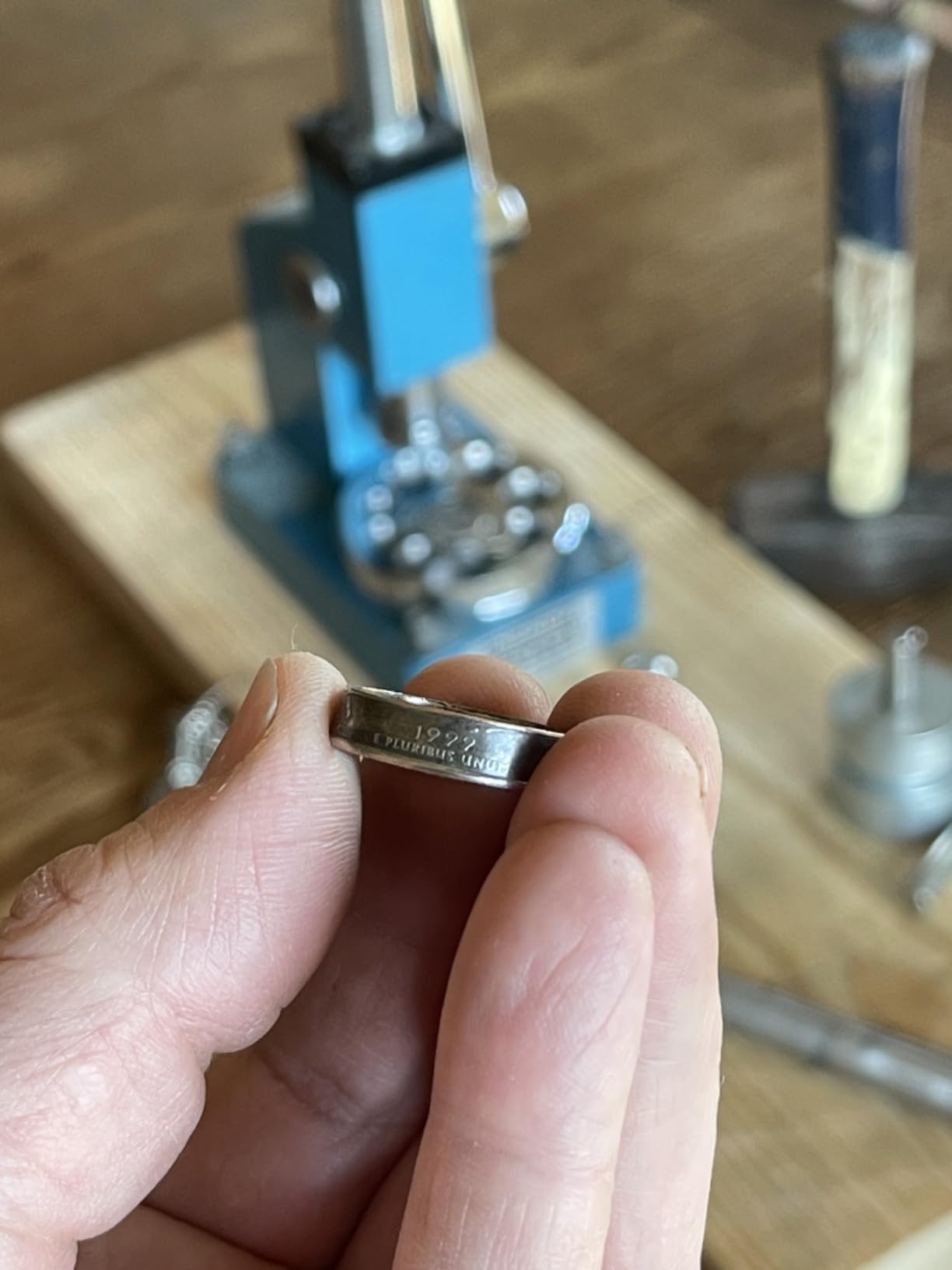 Simond Store Ring Stretcher Size Enlarger Reducer, 4 Spline Mandrel, Ring Size 1-33, High Precision Ring Size Adjuster Jewelry Making Tool for Rings and Bands Resizing customer photo 1