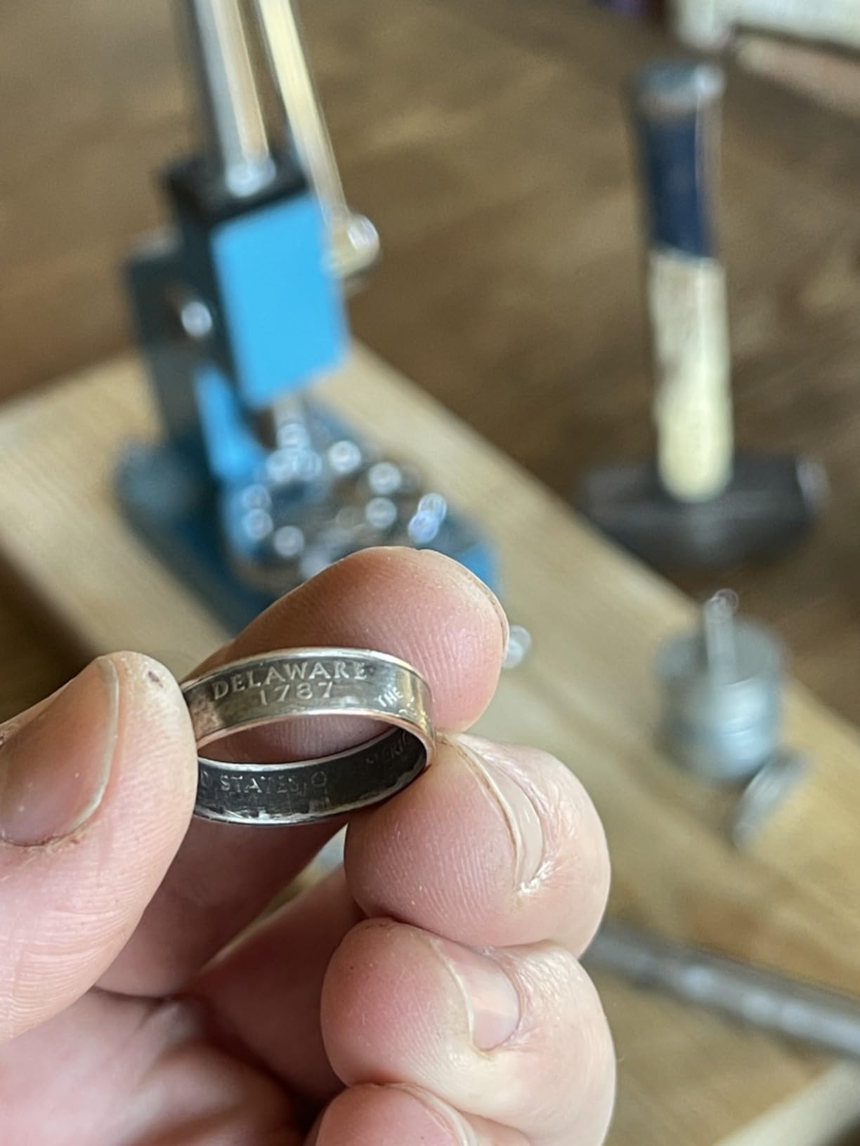 Simond Store Ring Stretcher Size Enlarger Reducer, 4 Spline Mandrel, Ring Size 1-33, High Precision Ring Size Adjuster Jewelry Making Tool for Rings and Bands Resizing customer photo 2