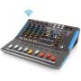 Pyle 4-Channel Bluetooth Studio Audio Mixer-DJ Sound Controller Interface with USB Drive for PC Recording Input, XLR Microphone Jack,48V Power,Input/Output for Professional and Beginners - PMXU46BT customer photo 1