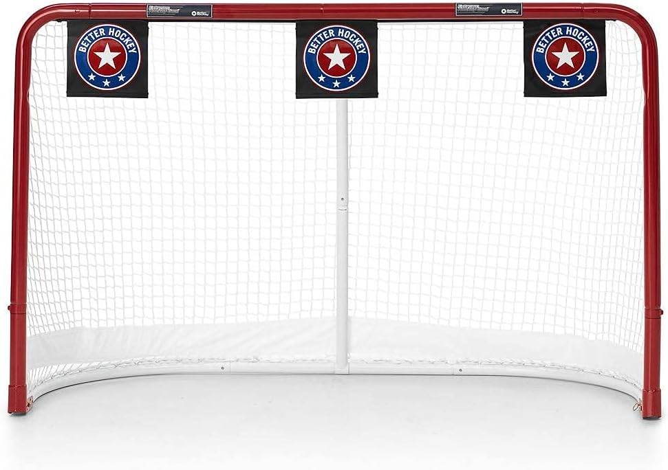 Better Hockey Extreme Goal Targets - Sharp Shooting Training Aid - Helps You Score More Goals - Installed in Seconds - Fits Any Regulation Size Nets - Used by The Pros customer photo 1