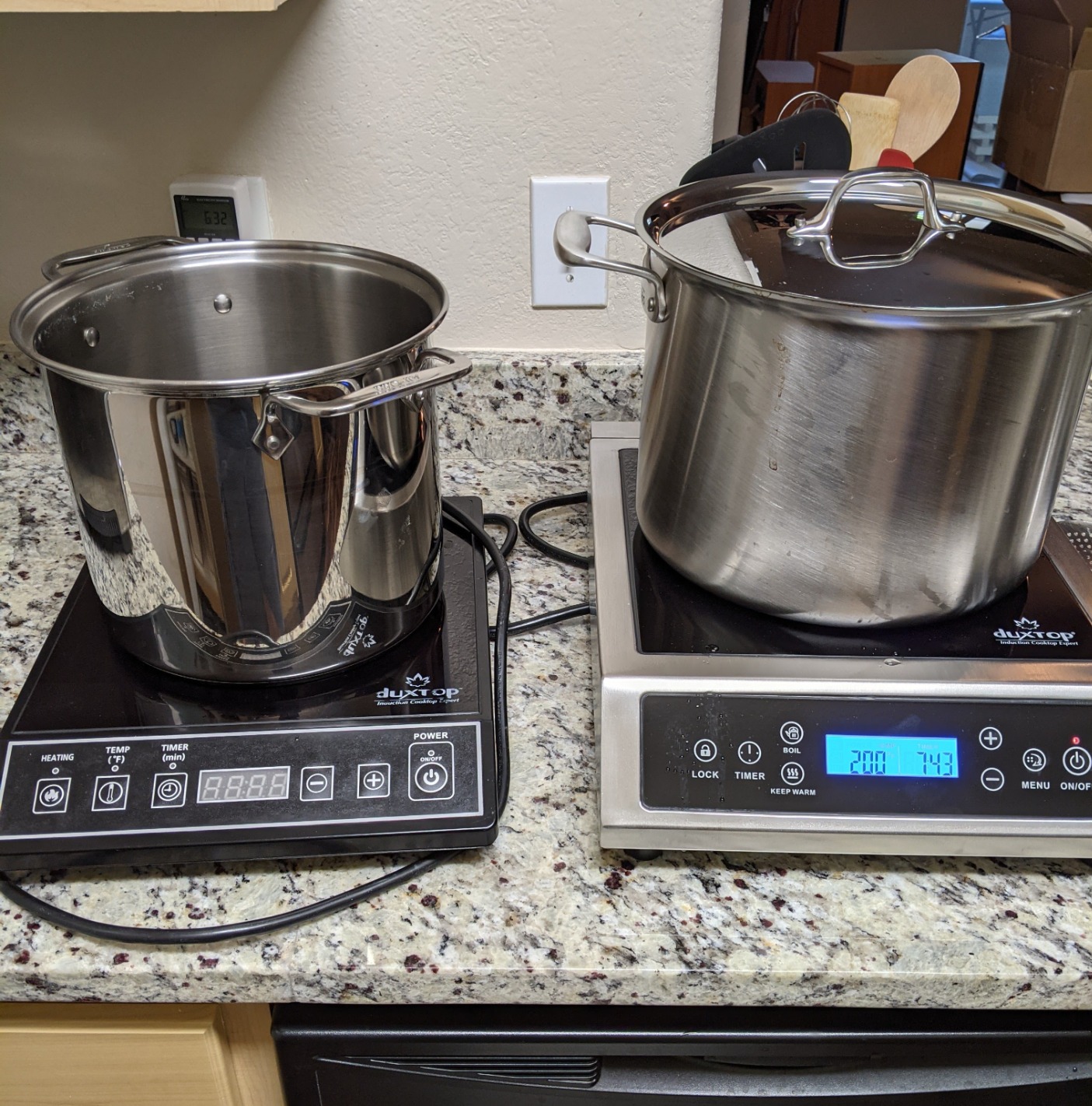 Duxtop Professional Portable Induction Cooktop, Commercial Range Countertop Burner, 1800 Watts Induction Burner with Sensor Touch and LCD Screen, P961LS/BT-C35-D, Silver/Black customer photo 2